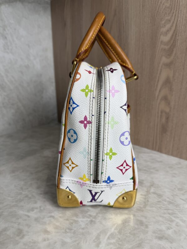 Louis Vuitton Monogram Multicolor Trouville White and Charm