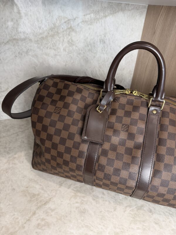 Louis Vuitton Damier Ebene Keepall Bandouliere 45