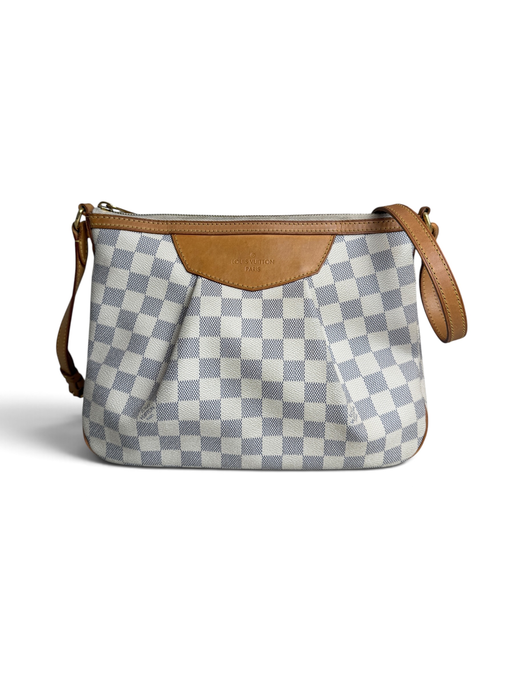 Louis Vuitton Siracusa Handbag Damier PM