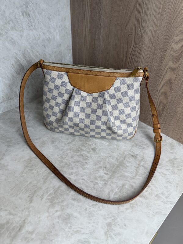 Louis Vuitton Siracusa Handbag Damier PM