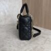 Christian Dior Lambskin Cannage Small Lady D-Joy Black Gold Hardware