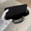 Christian Dior Lambskin Cannage Small Lady D-Joy Black Gold Hardware