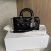 Christian Dior Lambskin Cannage Small Lady D-Joy Black Gold Hardware