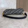 Christian Dior Saddle Handbag with Strap Oblique Canvas Medium