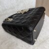 Christian Dior Lady Dior Bag Cannage Quilt Lambskin Medium Black and Gold Hardware