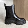 LOUIS VUITTON LV Squad Chelsea Ankle Boot Black