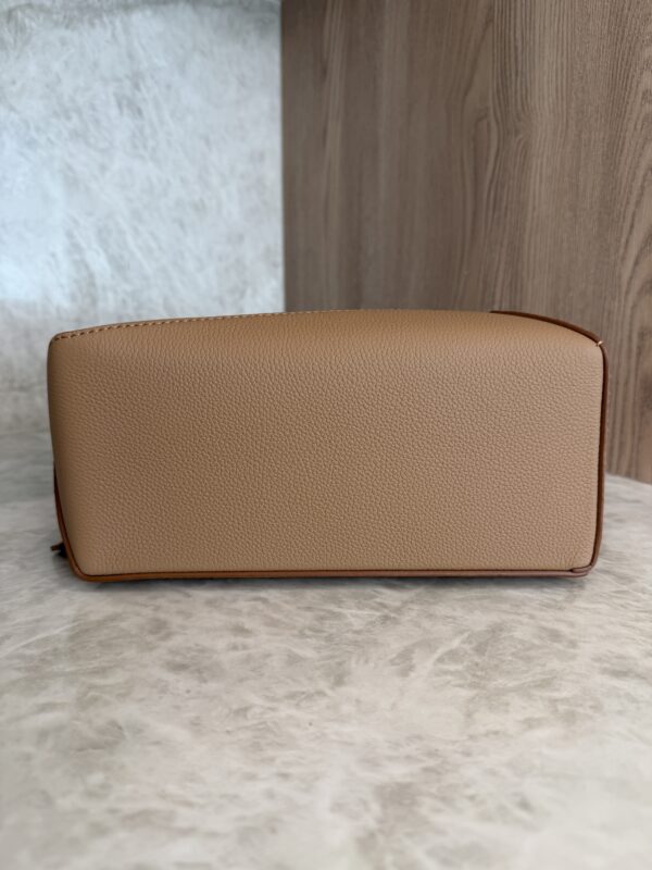 Loewe Small Puzzle Edge Bag in Soft Grained Calfskin Toffee