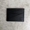 Loewe Puzzle Plain Cardholder in Classic Calfskin Black