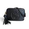 Gucci Calfskin Small Soho Disco Bag Black