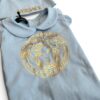 Versace Onsie Romper Size 9-12 with Hat Blue