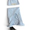 Versace Onsie Romper Size 9-12 with Hat Blue