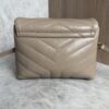 Saint Laurent (YSL) Calfskin Y Quilted Monogram Toy Loulou Satchel Beige and Gold hardware