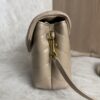 Saint Laurent (YSL) Calfskin Y Quilted Monogram Toy Loulou Satchel Beige and Gold hardware