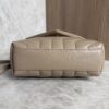 Saint Laurent (YSL) Calfskin Y Quilted Monogram Toy Loulou Satchel Beige and Gold hardware