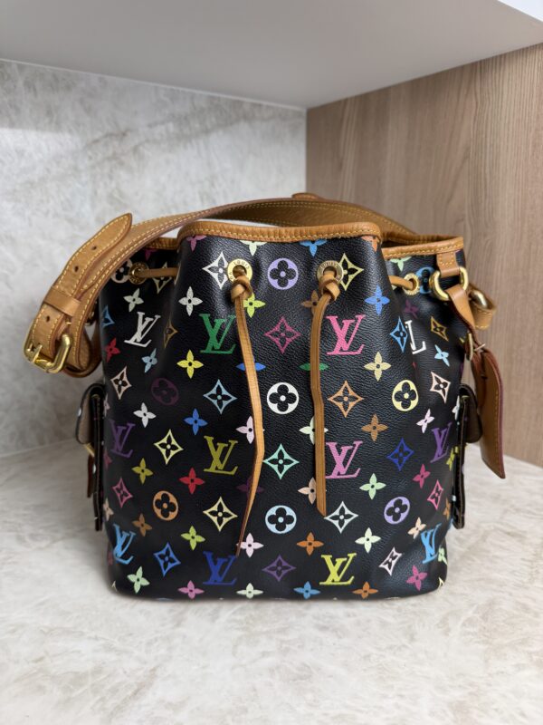 Louis Vuitton Monogram Multicolor Petit Noe Black