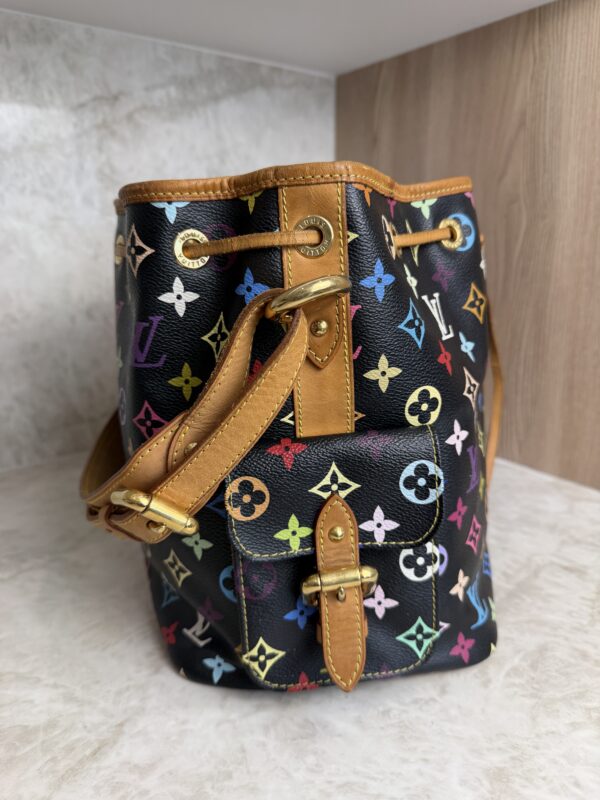 Louis Vuitton Monogram Multicolor Petit Noe Black