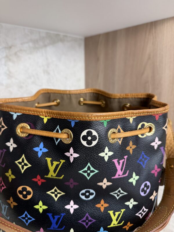 Louis Vuitton Monogram Multicolor Petit Noe Black