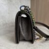 Chanel Boy Flap Bag Quilted Iridescent Goatskin Old Medium