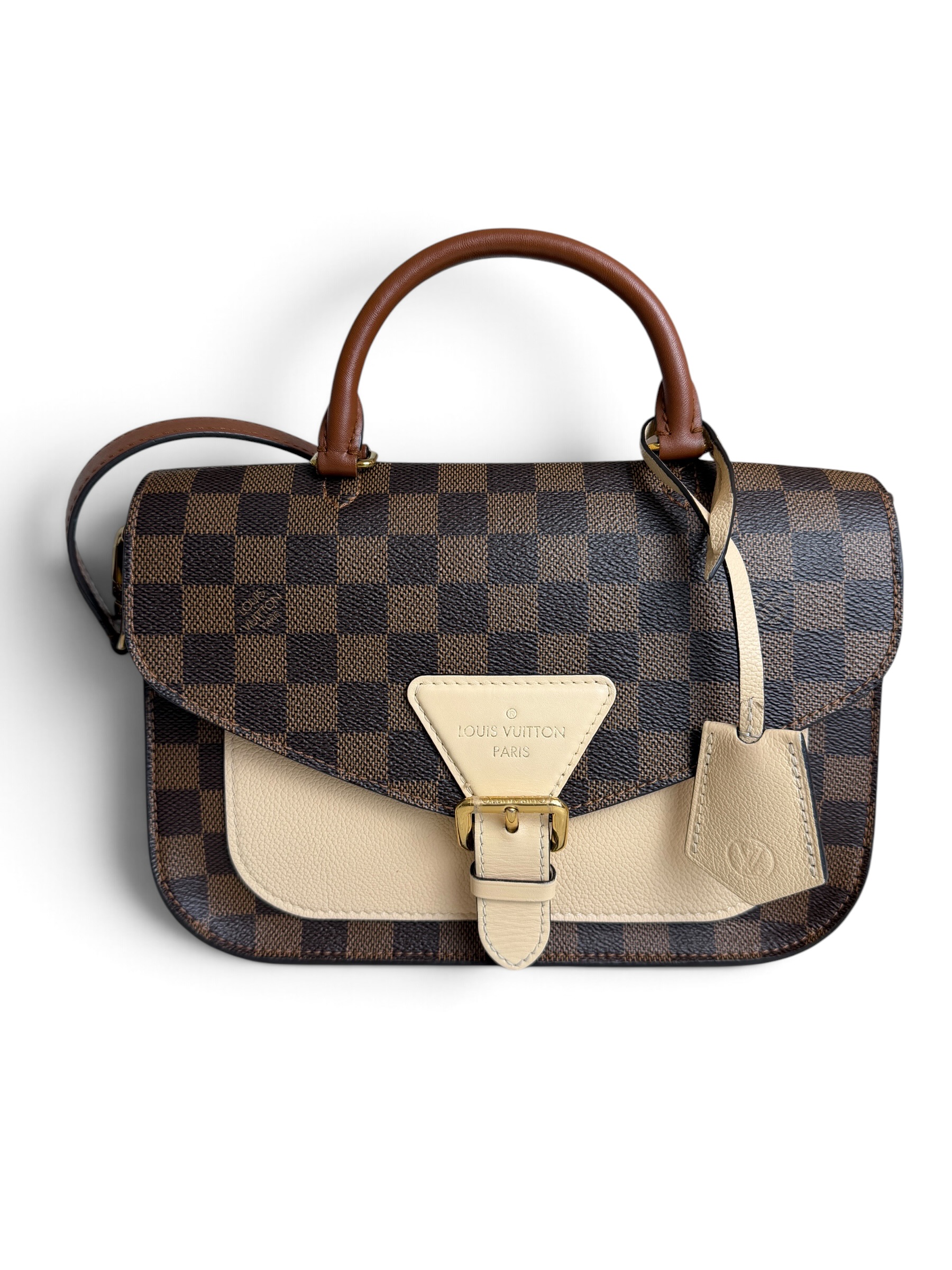 Louis Vuitton Damier Ebene Beaumarchais Creme