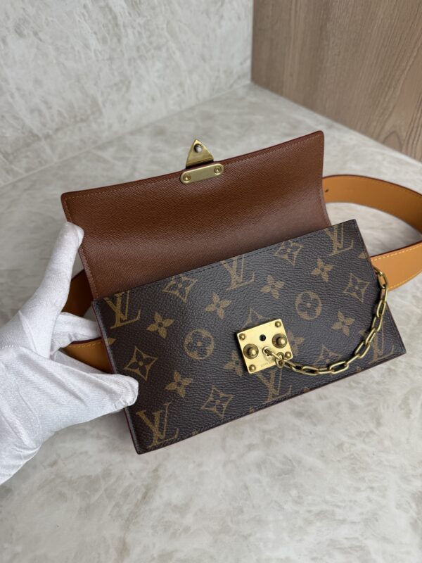 Louis Vuitton S Lock Belt Pouch Monogram Canvas