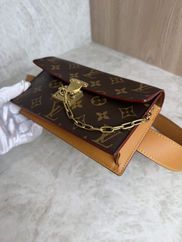 Louis Vuitton S Lock Belt Pouch Monogram Canvas