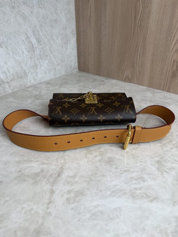 Louis Vuitton S Lock Belt Pouch Monogram Canvas