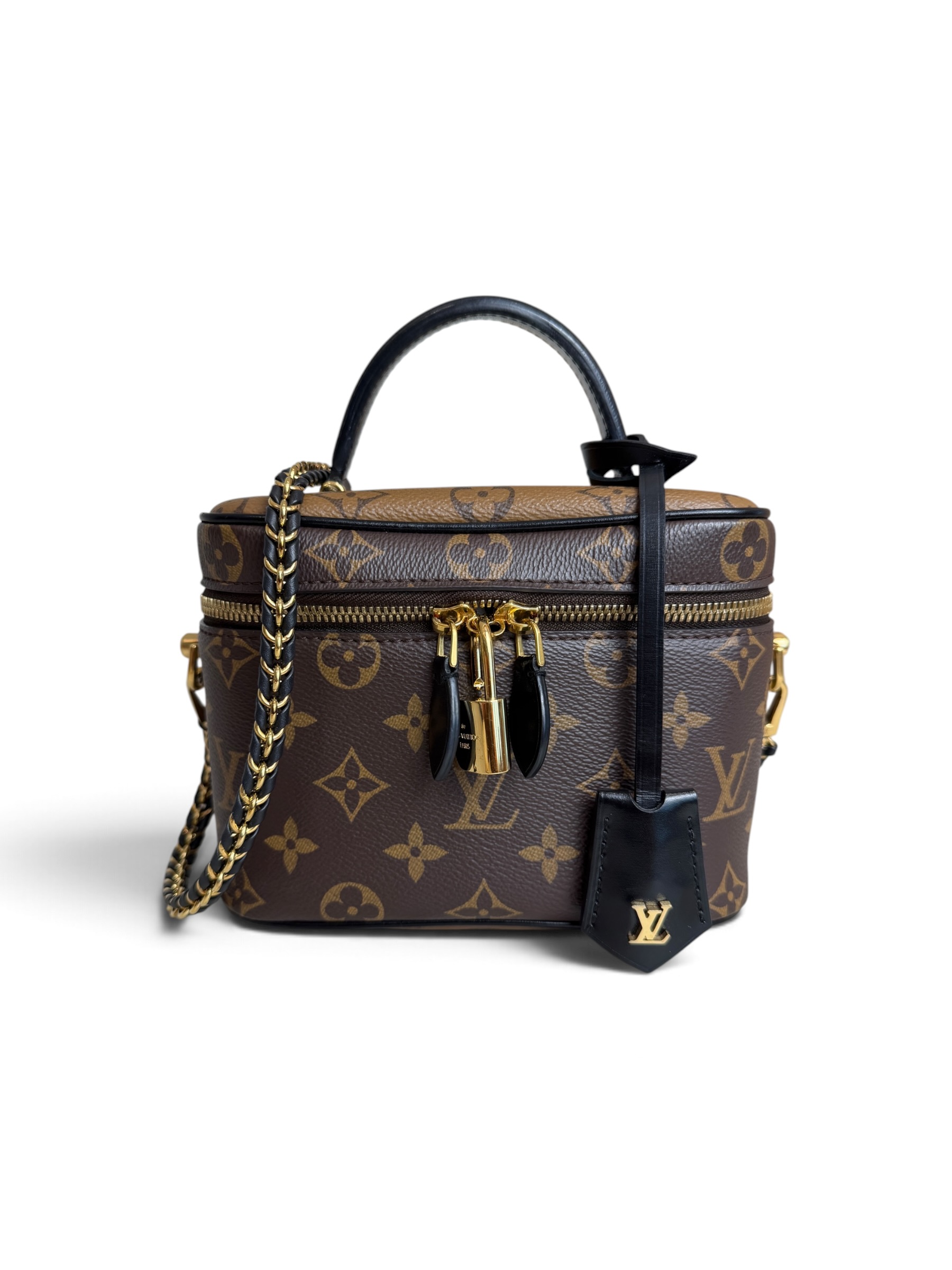 Louis Vuitton Vanity Handbag Reverse Monogram Canvas PM