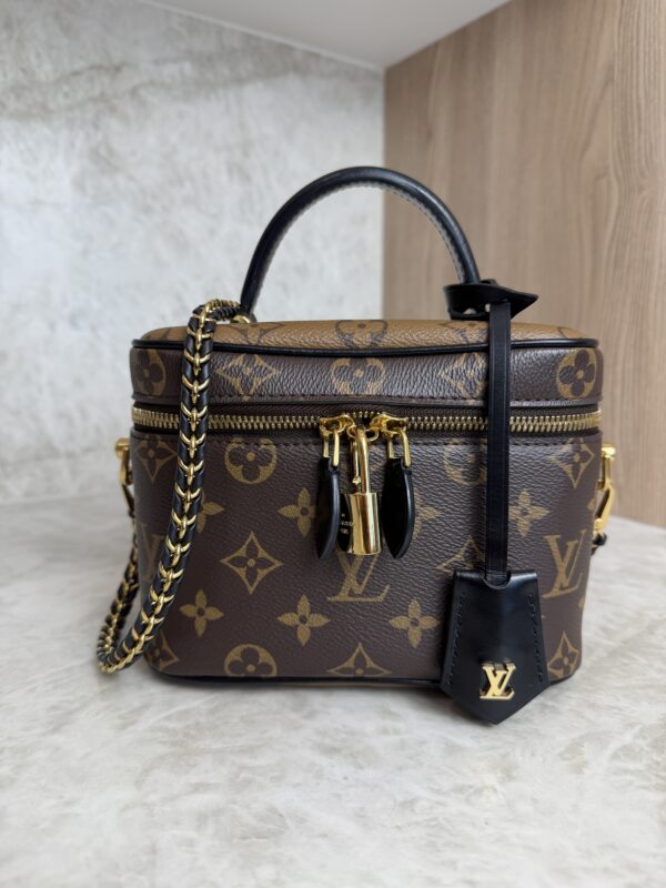 Louis Vuitton Vanity Handbag Reverse Monogram Canvas PM