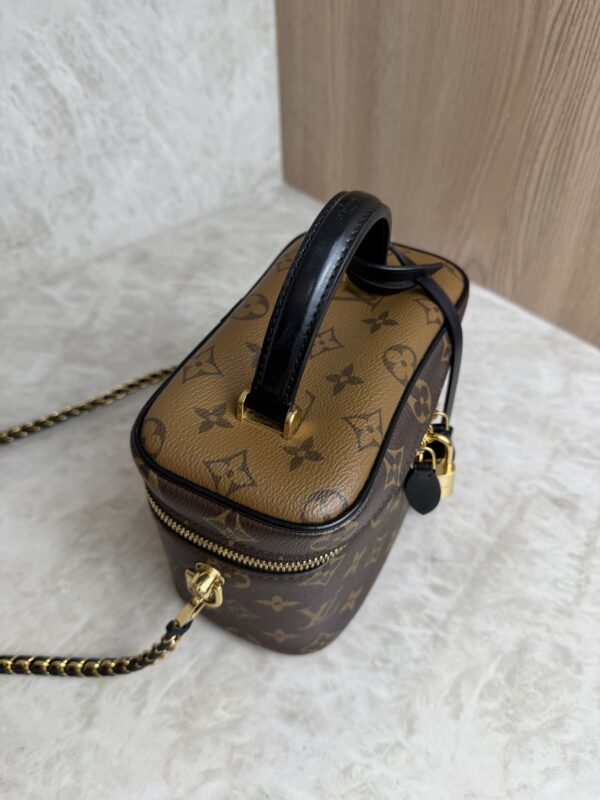 Louis Vuitton Vanity Handbag Reverse Monogram Canvas PM