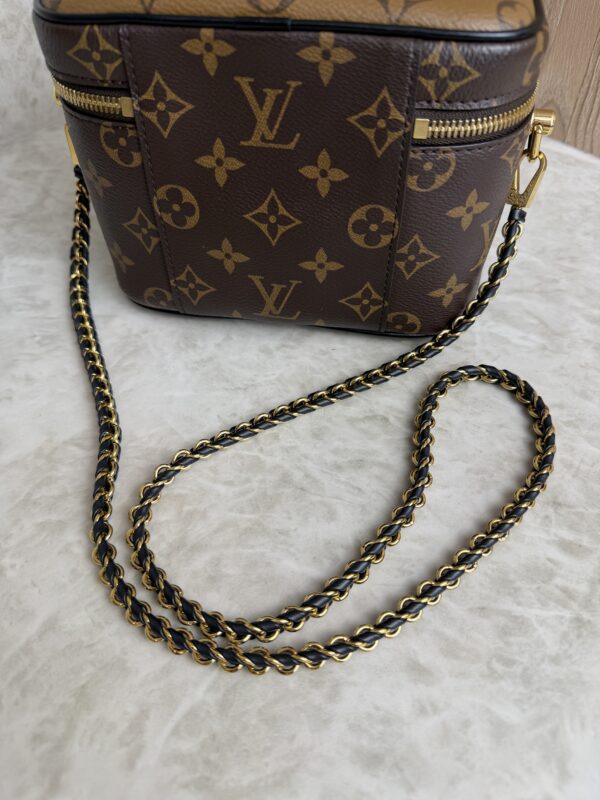 Louis Vuitton Vanity Handbag Reverse Monogram Canvas PM