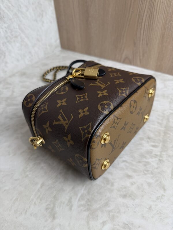 Louis Vuitton Vanity Handbag Reverse Monogram Canvas PM