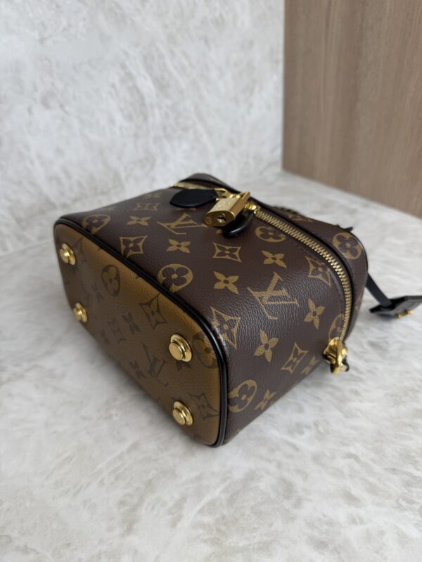 Louis Vuitton Vanity Handbag Reverse Monogram Canvas PM