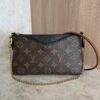 Louis Vuitton Monogram Pallas Clutch Black