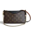 Louis Vuitton Monogram Pallas Clutch Black