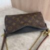 Louis Vuitton Monogram Pallas Clutch Black