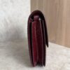 Celine Red/Black Python Medium Classic Box Shoulder Bag