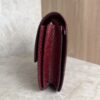 Celine Red/Black Python Medium Classic Box Shoulder Bag