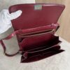 Celine Red/Black Python Medium Classic Box Shoulder Bag