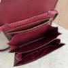 Celine Red/Black Python Medium Classic Box Shoulder Bag