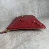 Balenciaga Agneau Classic Hardware Small Pouch Red