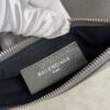Balenciaga Agneau Classic Hardware Small Pouch Grey