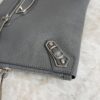 Balenciaga Agneau Classic Hardware Small Pouch Grey