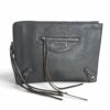 Balenciaga Agneau Classic Hardware Small Pouch Grey