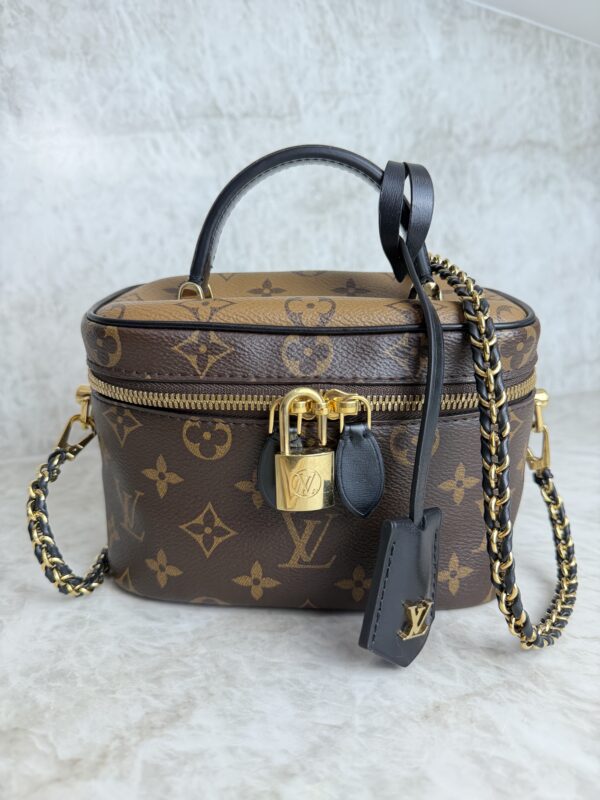 Louis Vuitton Vanity Handbag Reverse Monogram Canvas PM