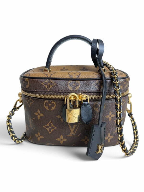 Louis Vuitton Vanity Handbag Reverse Monogram Canvas PM