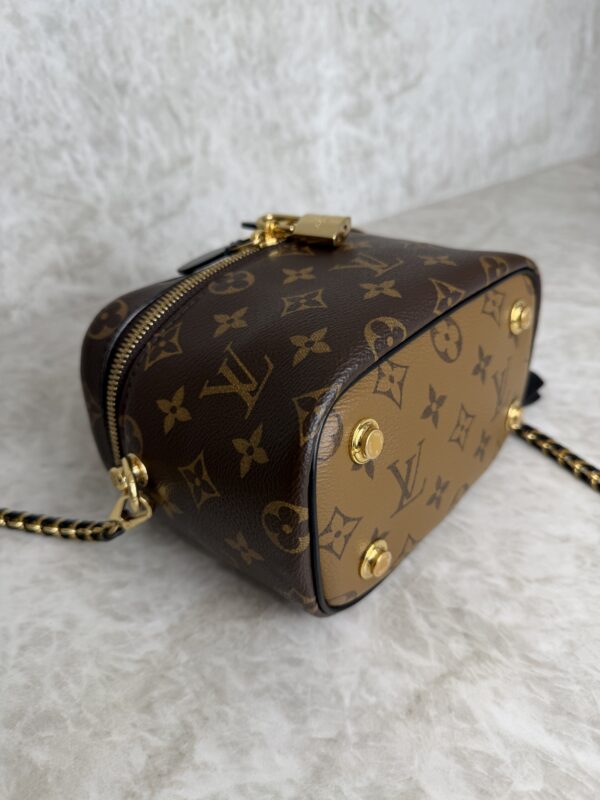 Louis Vuitton Vanity Handbag Reverse Monogram Canvas PM