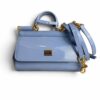Dolce and Gabbana Mini Sicily Elongated Top-Handle Bag Patent
