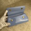 Dolce and Gabbana Mini Sicily Elongated Top-Handle Bag Patent
