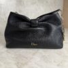 Christian Dior Lambskin Small Bow Bag Black