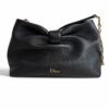 Christian Dior Lambskin Small Bow Bag Black